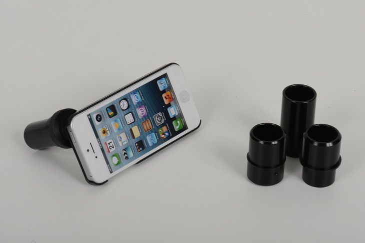 iPhone photo adaptor for slit lamp